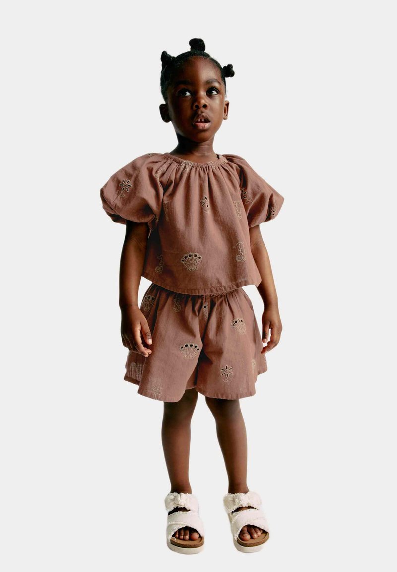 Marks & Spencer EMBROIDERED BOTTOM OUTFIT SET - Shorts - bronze