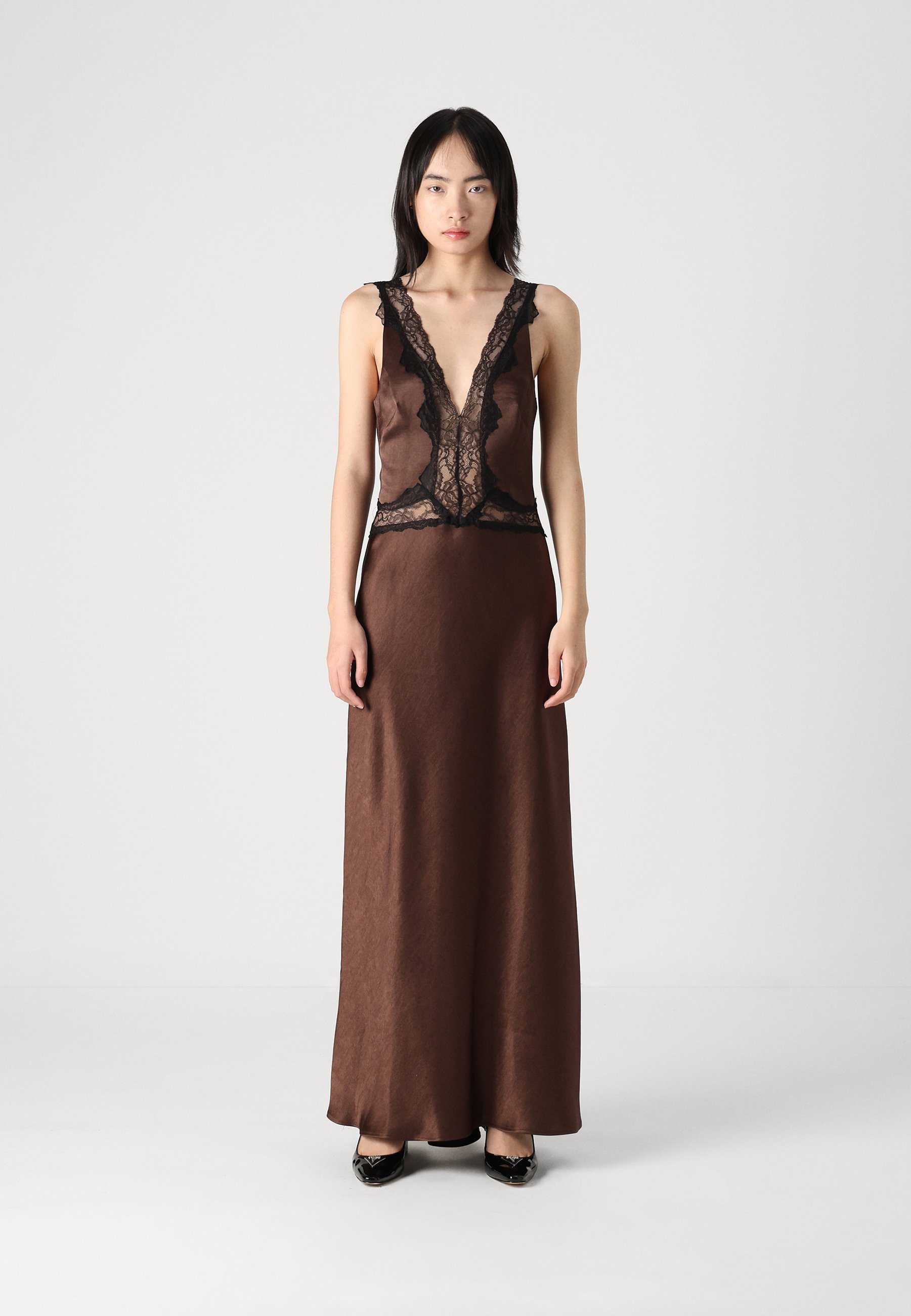 Bec + Bridge ALLEGRA DRESS - Cocktail dress / Party dress - dark  choc/black/dark brown - Zalando.co.uk