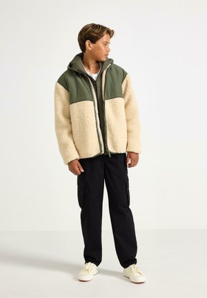 Lindex, LINDEX PILE JACKET LINDEX - Fleecejakke - light beige