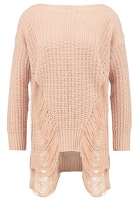 Missguided Stickad tröja - pink