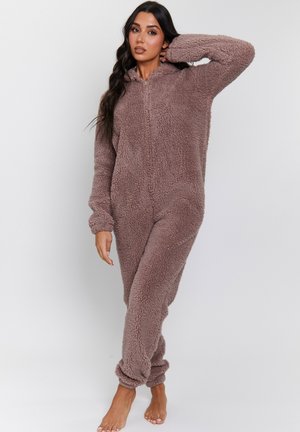 SHERPA TEDDY EARS ALL IN ONE - Pigiama - mink