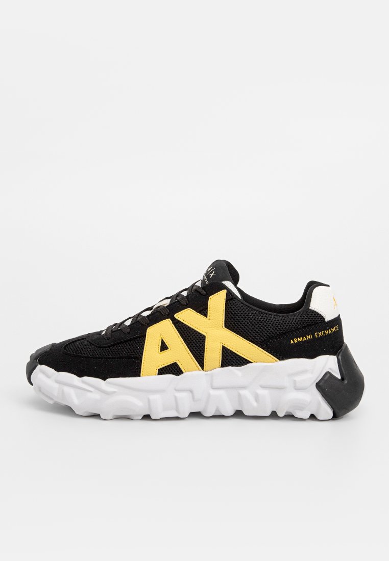 Armani Exchange Sneakers laag zwart