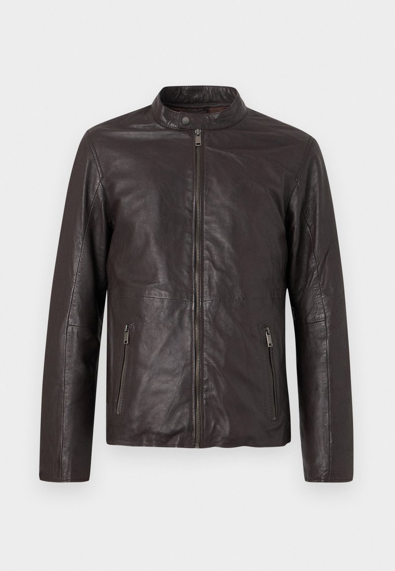 Le Temps Des Cerises Leren jas bruin Le Temps Des Cerises Leren jas bruin