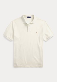 THE ICONIC MESH POLO SHIRT - Polo - parchment cream