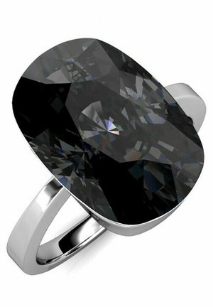 BAGUE STAR - Anello - couleur argentée noir