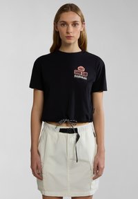 Napapijri HOWARD - T-shirt print - black