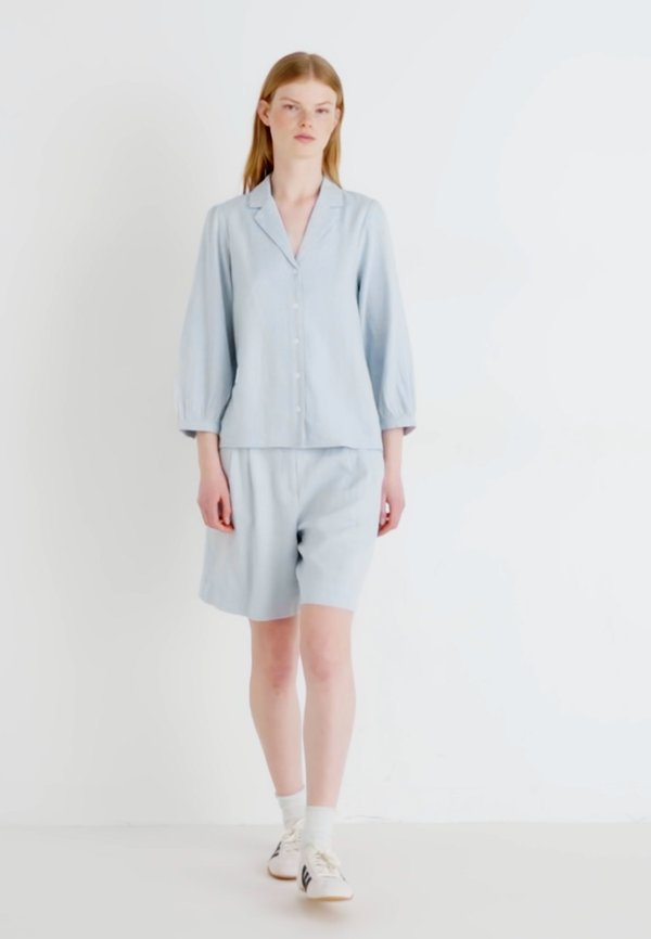 PENNIE GINIA 3/4 - Button-down blouse - skyway melange3