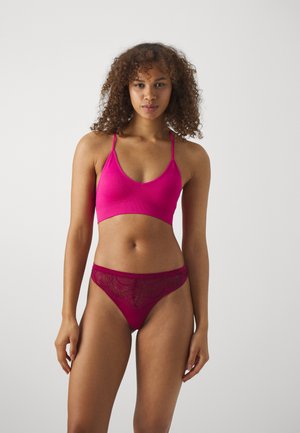 SOFT 3 PACK - Thong - dark raspberry