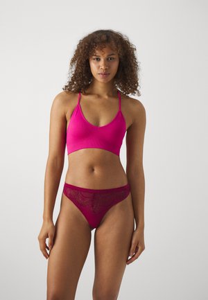 SOFT THONG 3 PACK - Tanga - dark raspberry