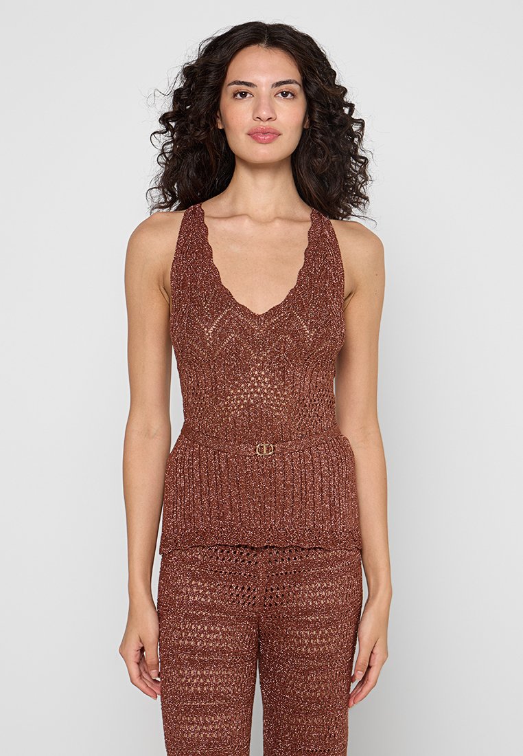 TWINSET Trui bruin
