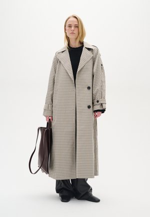 UMAYA - Trenchcoat - neutral check