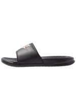 Nike Sportswear BENASSI - Sandalias planas black/rose gold/negro - Zalando.es