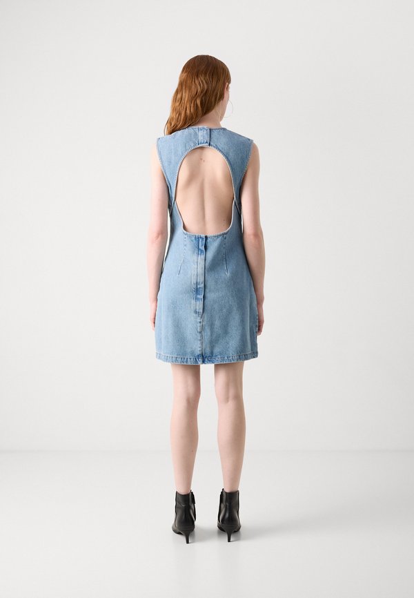 SLEEVE DRESS - Denim dress - huntington3