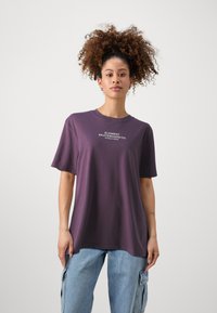 Element SKATEBOARD - Print T-shirt - plum perfect