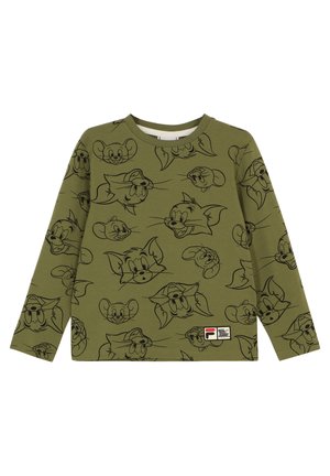 Fila, LONGSLEEVE - Maglietta a manica lunga - loden green tom jerry aop
