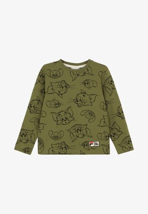 Fila, LONGSLEEVE - Maglietta a manica lunga - loden green tom jerry aop