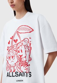 AllSaints BREAKUP ETTA - T-shirts print - white