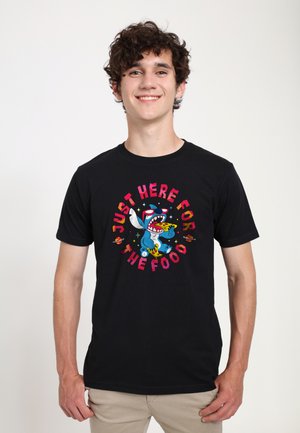 Disney DISNEY LILO & STITCH PIZZA  - T-shirt z nadrukiem