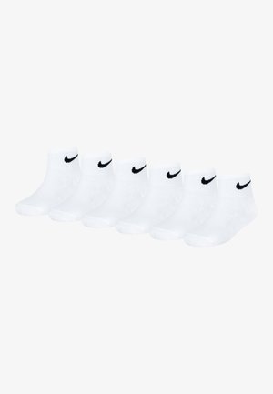 BASIC QUARTER 6 PACK  - Chaussettes - white