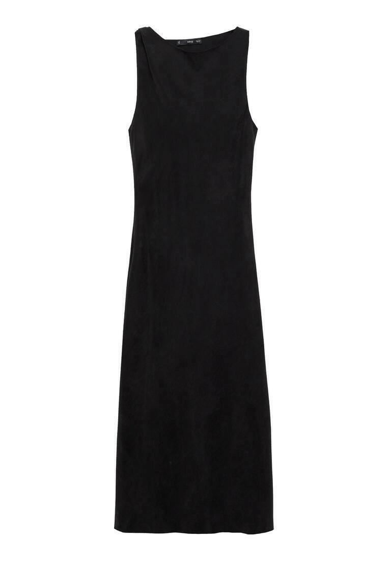 Mango Maxi-jurk antraciet