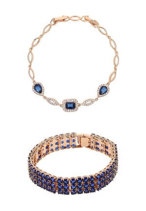 SET - Armbånd - rose gold navy