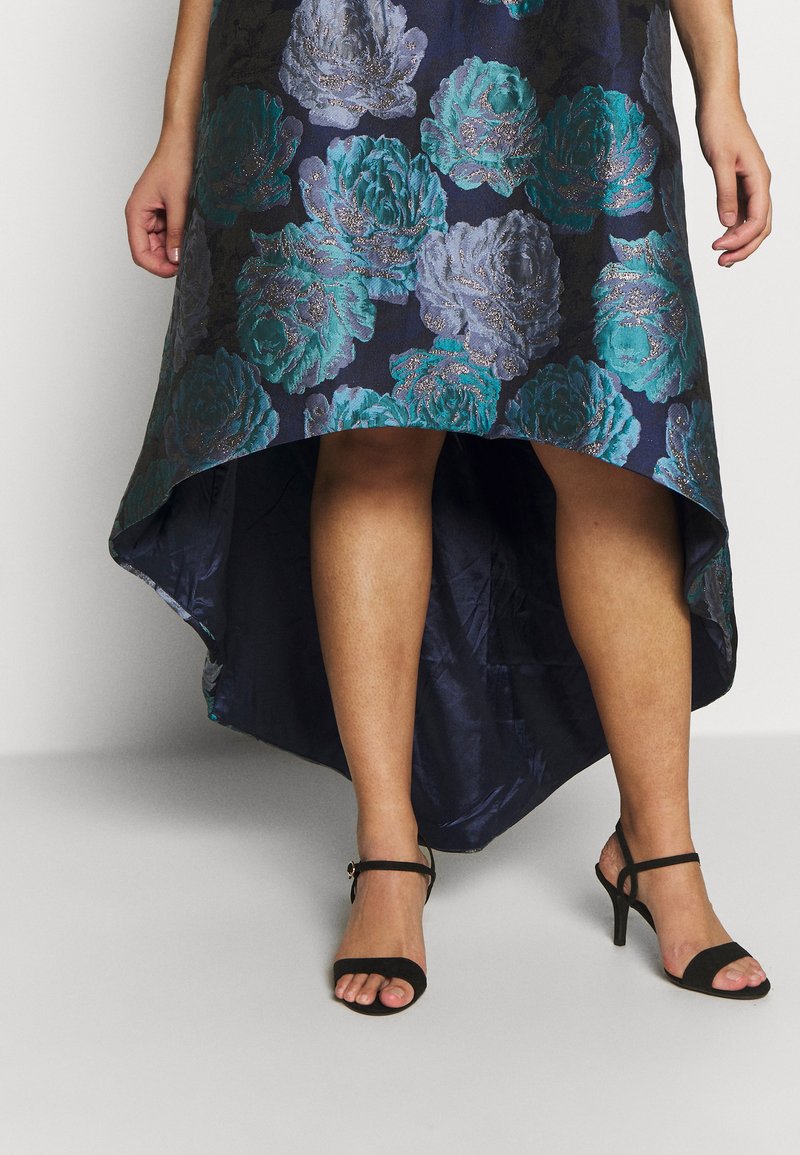 chi chi london curvy curve niquita robe de cocktail navy bleu marine zalando fr