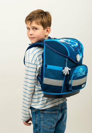 Belmil, COMPACT SCHULRUCKSACK-SET UNISEX - School bag - neon blue
