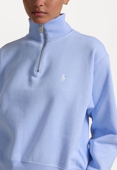 Polo Ralph Lauren FLEECE QUARTER ZIP - Bluză de molton - office blue