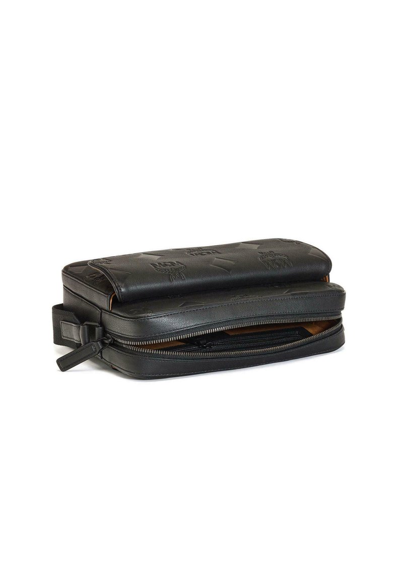 MCM AREN MIT MAXI-MONOGRAMM - Across body bag - black - Zalando