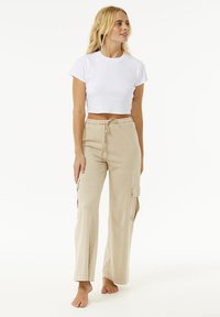 Rip Curl BLOCK PARTY - Pantalones cargo - natural