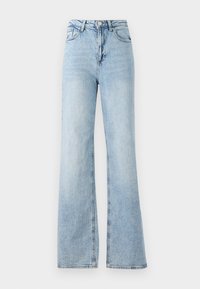 VMTESSA HR - Wide leg - light blue denim