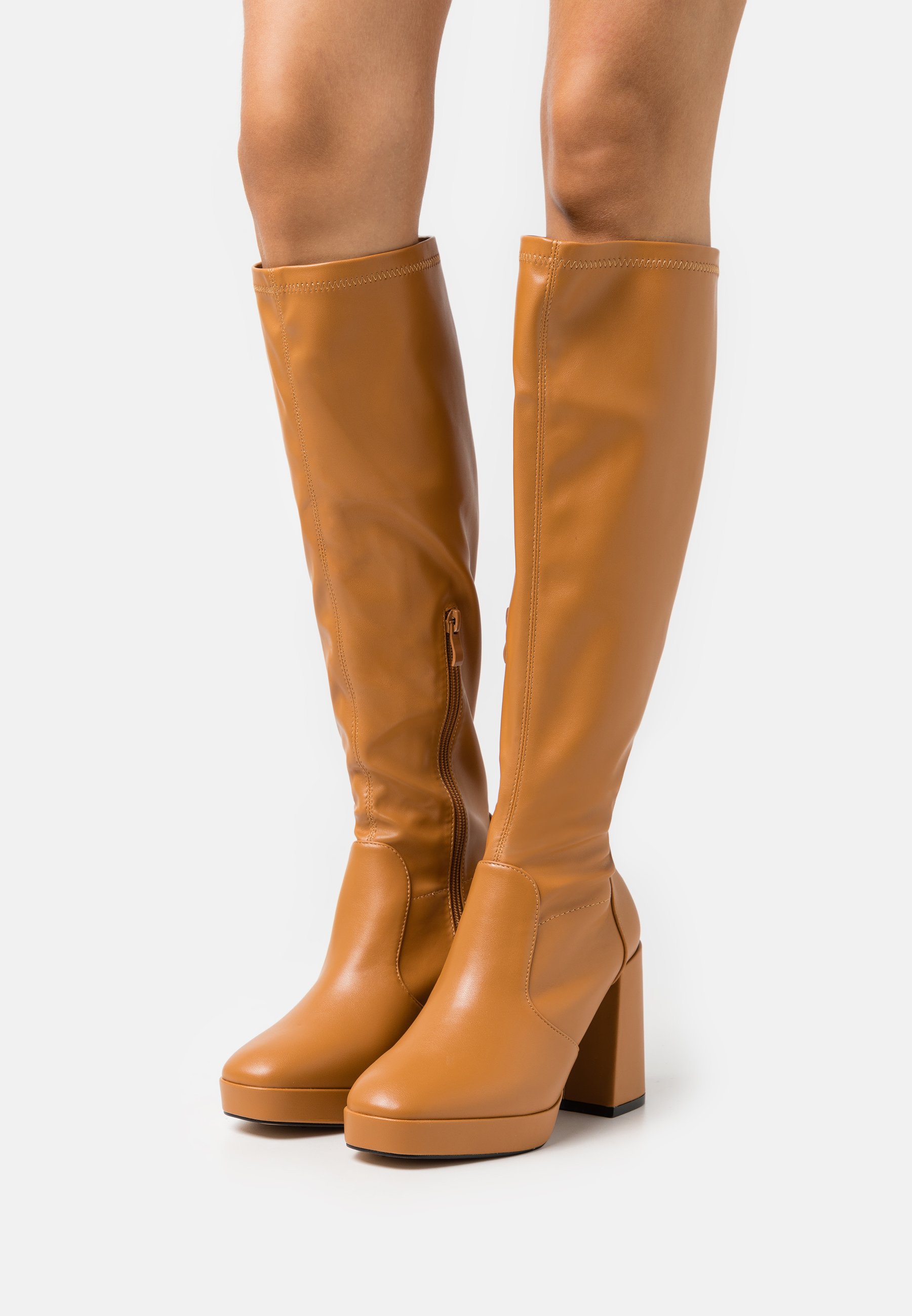 wide fit platform boots