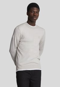 Lyle & Scott TONAL EAGLE CREW NECK  - Maglione - cove