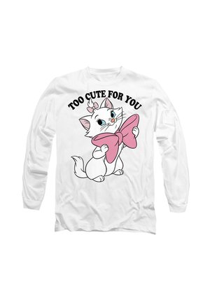 Disney, ARISTOCATS MARIE TOO CUTE FOR YOU VALENTINE'S DAY - Langarmshirt - white
