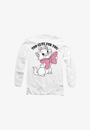 Disney, ARISTOCATS MARIE TOO CUTE FOR YOU VALENTINE'S DAY - Langarmshirt - white