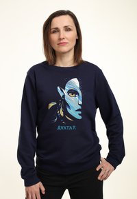Henry Tiger AVATAR 2 HALF FACE - Sudadera - navy blue