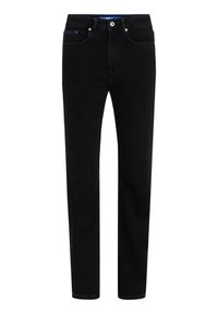 HIGH-RISE  - Jeans Straight Leg - washed black