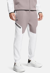 Under Armour UNSTOPPABLE FLEECE - Dresside alumine osa - tetra gray
