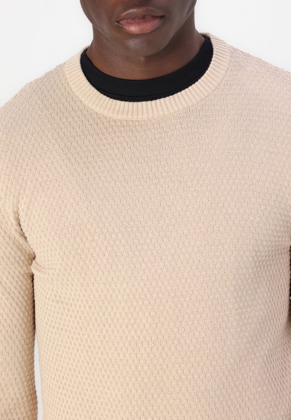 JJEATLAS CREW NECK - Jumper - oatmeal4