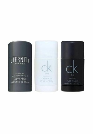 3-PACK CALVIN KLEIN DEOSTICK ETERNITY + CK ONE + CK BE 75ML - Deodoranter - transparent