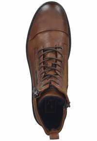 Mustang Botines con cordones - cognac