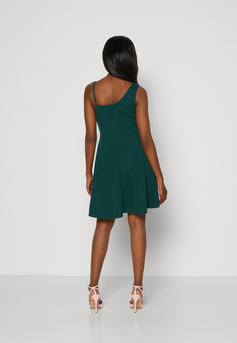 WAL G PETITE JOLENE SKATER - Jersey dress - forest green/dark green -  Zalando.co.uk