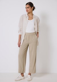Street One Studio CULOTTE - Stoffhose - beige