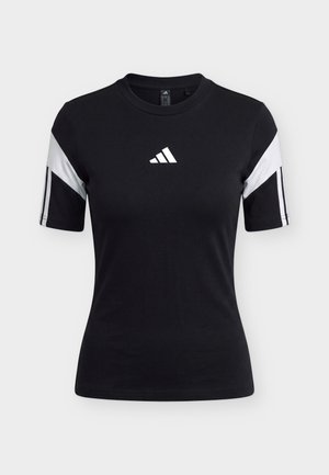 adidas Sportswear, HOUSE OF TIRO FITTED - Trükipildiga T-särk - black/white