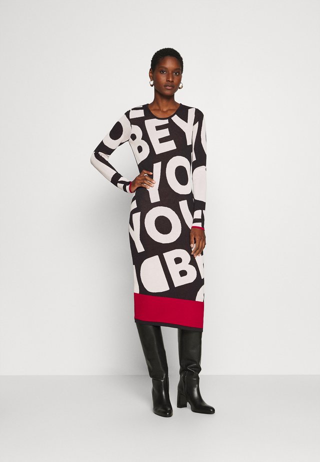 SUNRISE - Vestido de punto - black