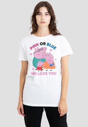 PEPPA PIG FAMILY WE LOVE YOU - Print T-shirt - white