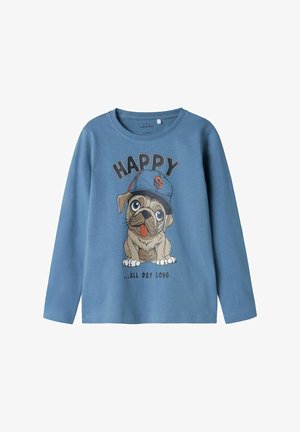 Name it MIT PRINT - Camiseta de manga larga - coronet blue