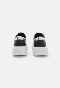 Calvin Klein BUBBLE CUPSOLE LACE UP - Tossud - black/silver