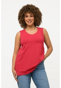 Ulla Popken ÄRMELLOS - Top - light red