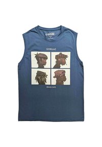 Paradiso Clothing GORILLAZ DEMON DAYS MUSCLE - Top - blue